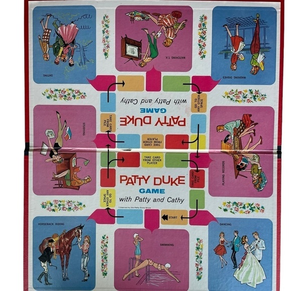 Milton Bradley Patty Duke Show Game Board 1963 Vintage Rare collectible #4211 - Picture 3 of 10